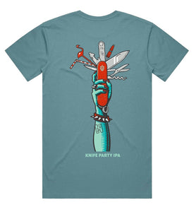 Liberty Knife Party T-Shirt - Slate Blue