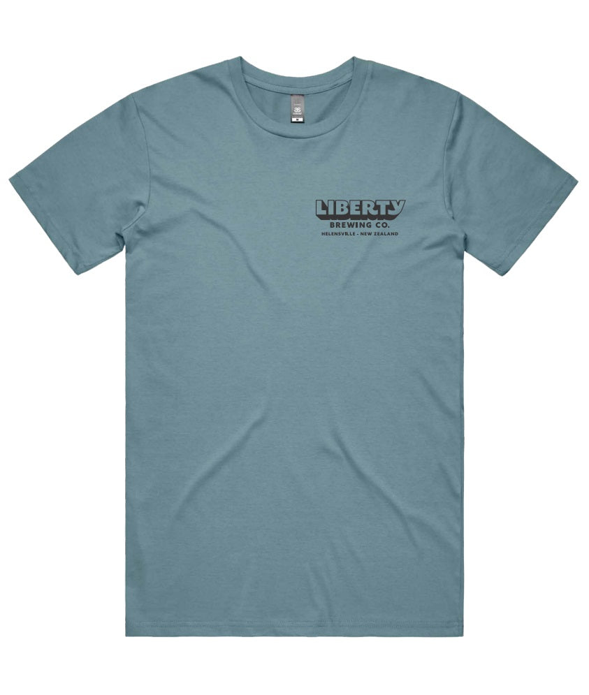 Liberty Knife Party T-Shirt - Slate Blue