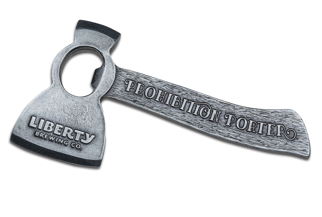 Prohibition Porter - Hatchet Bottle Opener